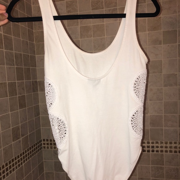 White Top Shop Body Suit - Picture 4 of 5
